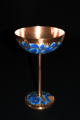 Coupe Martini - Flores Azul 185