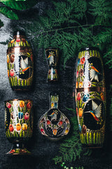 Hand Painted Set Tulipanes 0050