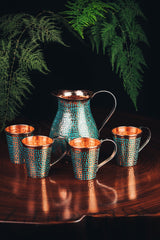 Classic Jar Set Verde With 4 Glasses 0189