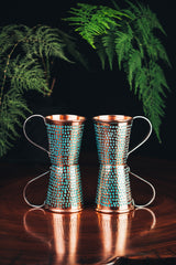 Cup Hand Hammered Verde 313