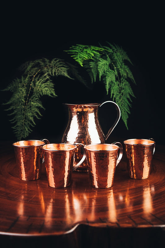 Classic Jar Set With 4 Glasses 0175