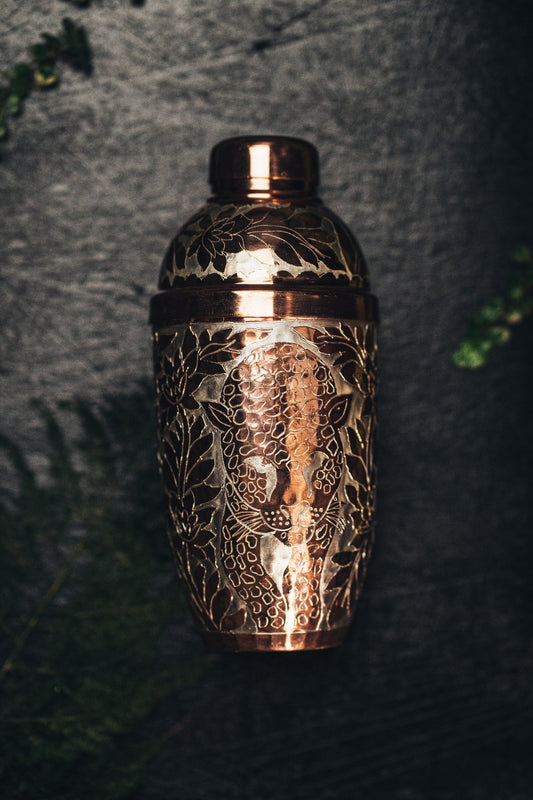 Cobbler Silver Engraved Jaguar 106