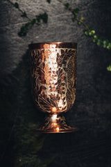 Mixing Glass Silver Engraved Jaguar 105