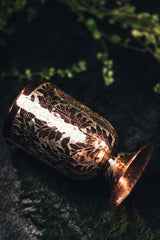 Mixing Glass Silver Engraved Jaguar 105