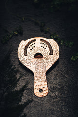 Strainer Silver Engraved Jaguar 107