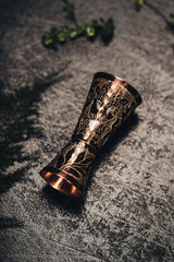 Jigger Silver Engraved Jaguar 108