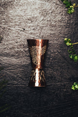 Jigger Silver Engraved Buho 122