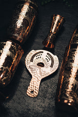 Strainer Silver Engraved Iguana 115