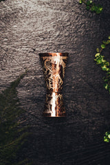 Jigger Silver Engraved Iguana 116