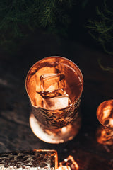 Mixing Glass Silver Engraved Jaguar 105