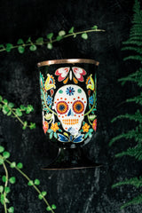 Mixing Glass Hand Painted Calavera 069