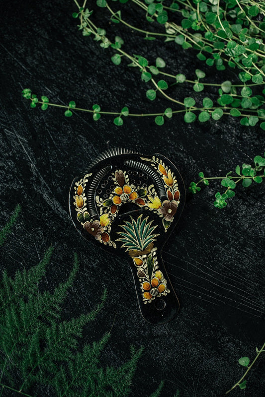 Strainer Hand Painted Agave 065