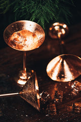 Martini Glass Engraved Flores 156