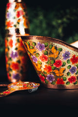 Ice Bucket Hand Painted Mariposa 142