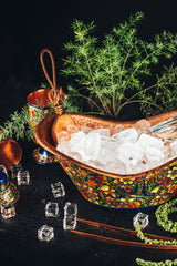 Ice Bucket Hand Painted Colibri Azul 150