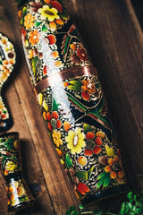 Boston Hand Painted Colibrí Negro 075