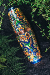 Boston Hand Painted Colibrí Azul 057