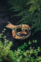 Strainer Hand Painted Colibrí Negro 077