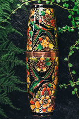 Boston Hand Painted Colibrí Negro 075