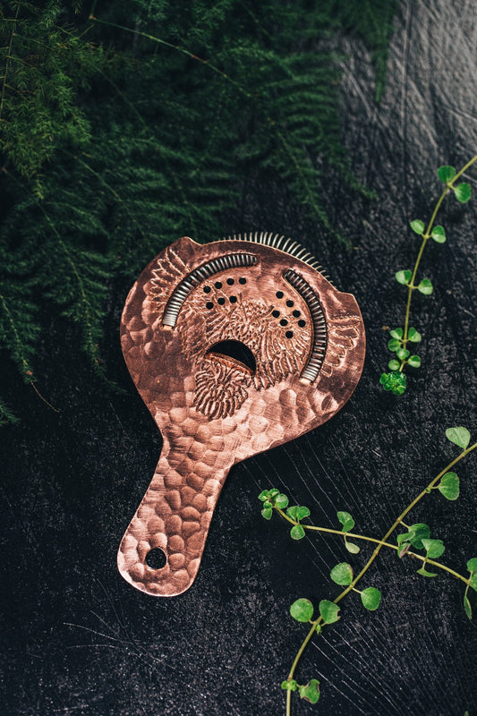Strainer Engraved Buho 040