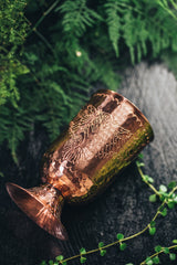 Mixing Glass Engraved Buho 042