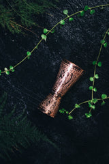 Jigger Engraved Flores 021