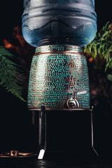 Hand-hammered Water Dispenser 10L 190