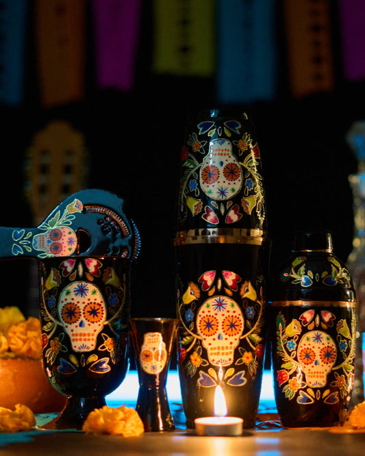 Hand Painted Set Calavera 0068