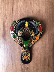 #PerfectlyImperfect Hand-Painted Strainer Colibri Negro 077