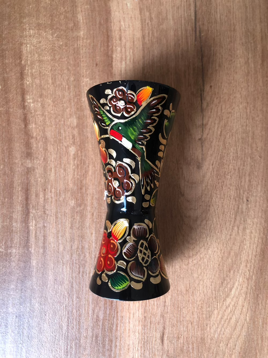 #PerfectlyImperfect Hand-Painted Jigger Colibri Negro 076