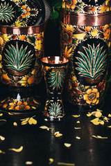 Jigger Hand Painted Agave 064