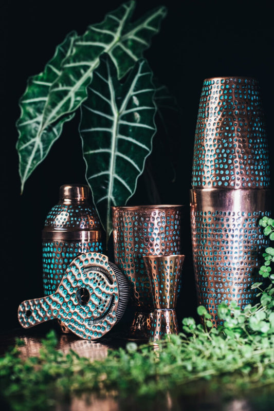 Classic Hand-hammered set Verde 0007