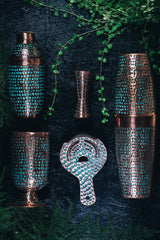Classic Hand-hammered set Verde 0007