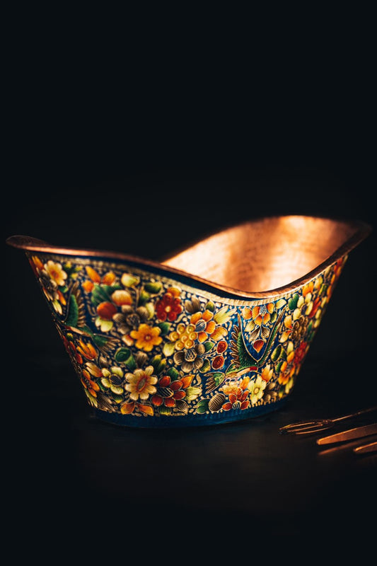 Ice Bucket Hand Painted Colibri Azul 150