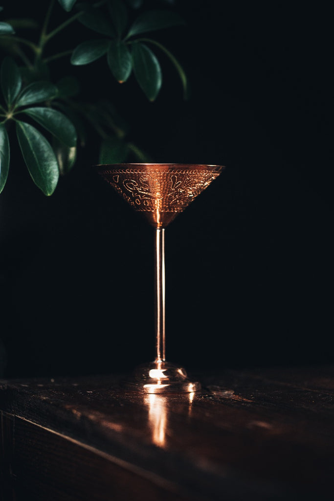 Martini Glass Engraved Flores 156 – Tepotztli MX