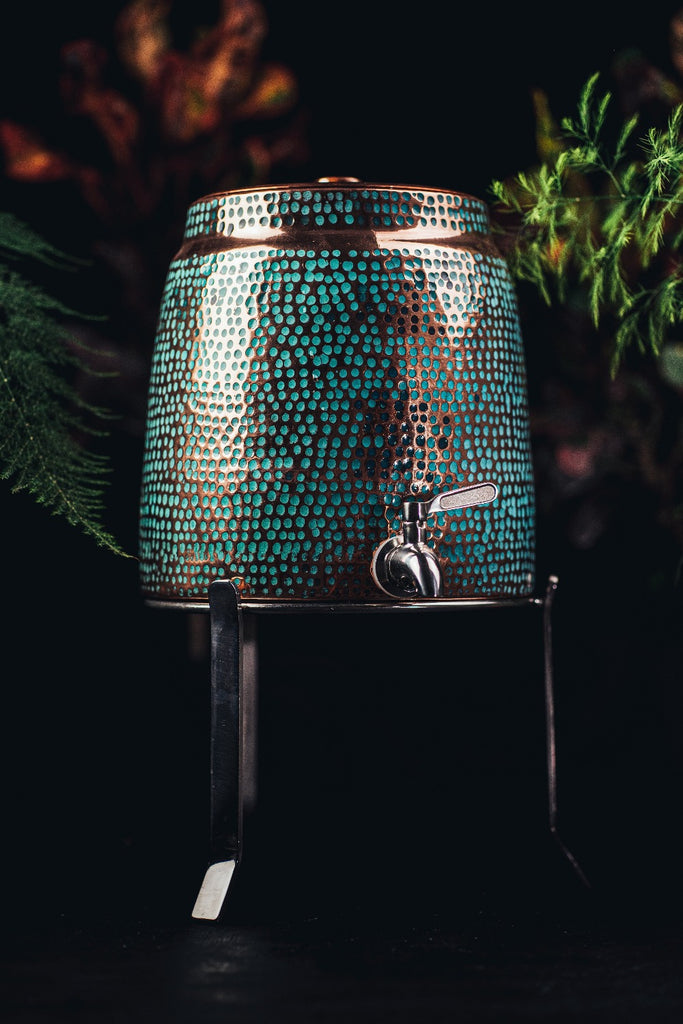 Hand-hammered Water Dispenser 10L 190 – Tepotztli MX