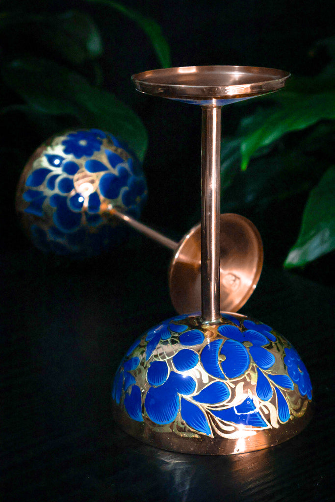 Coupe Martini - Flores Azul 185 – Tepotztli MX