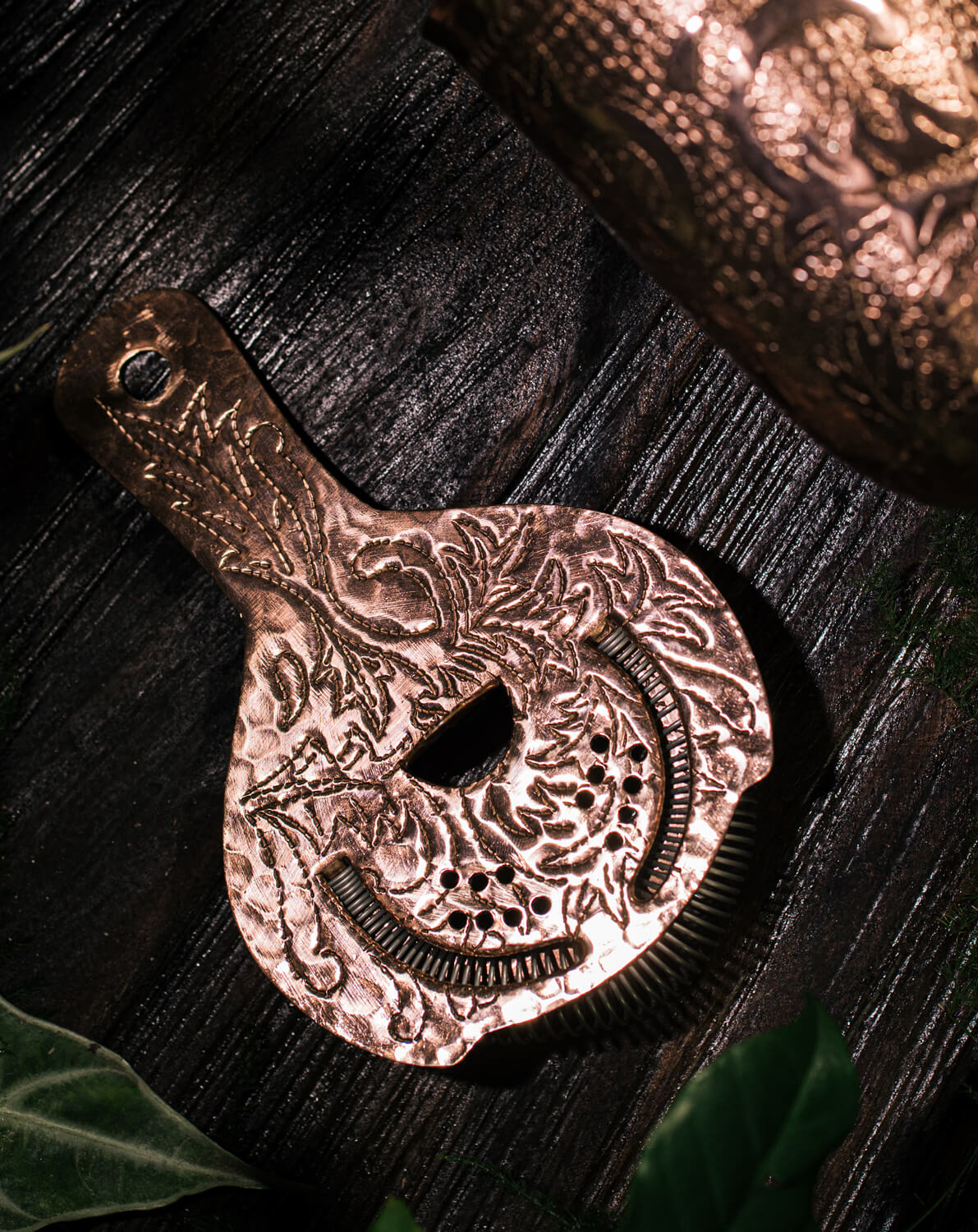 Strainer Engraved Flores 022