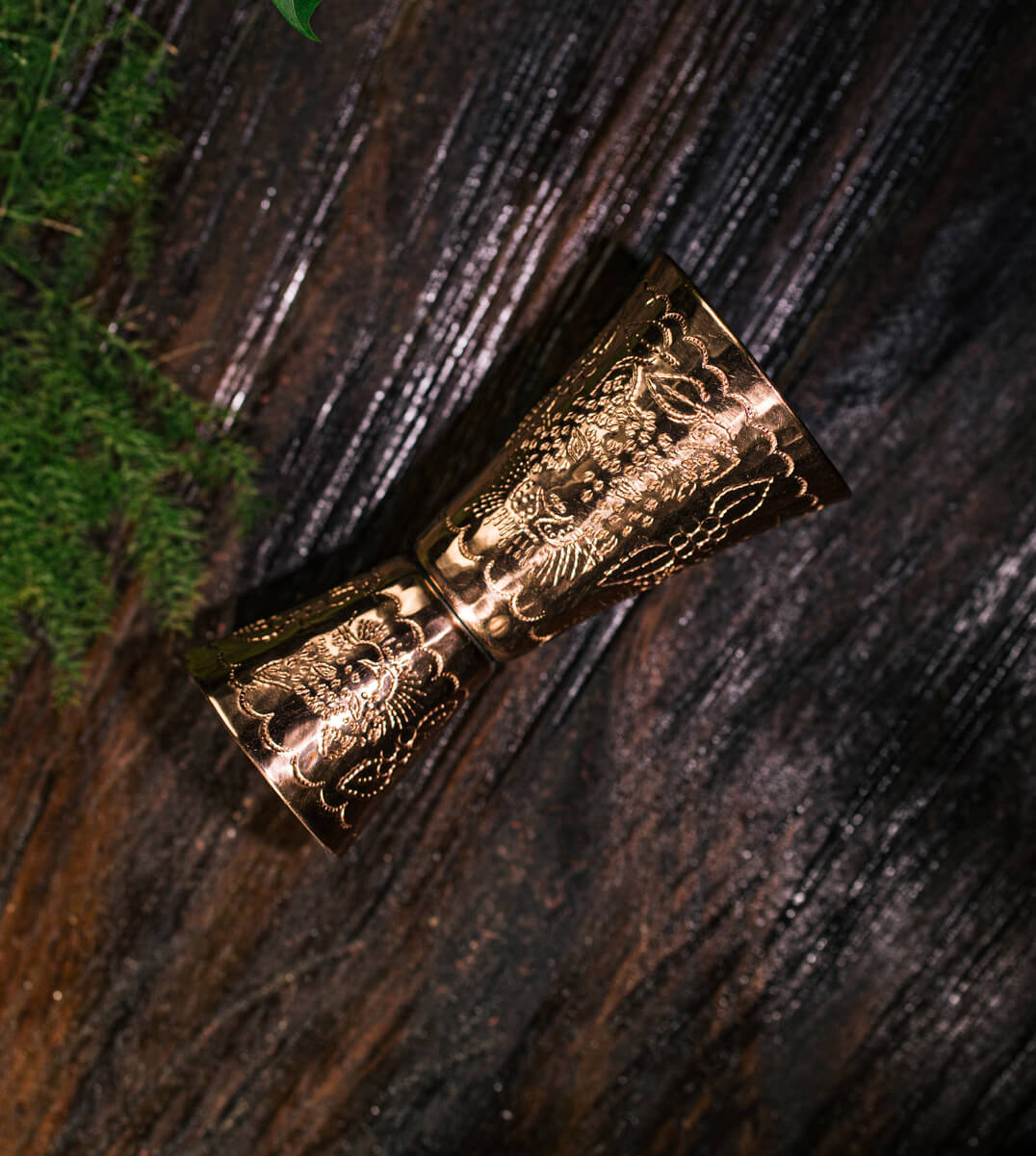 Jigger Engraved Flores 021