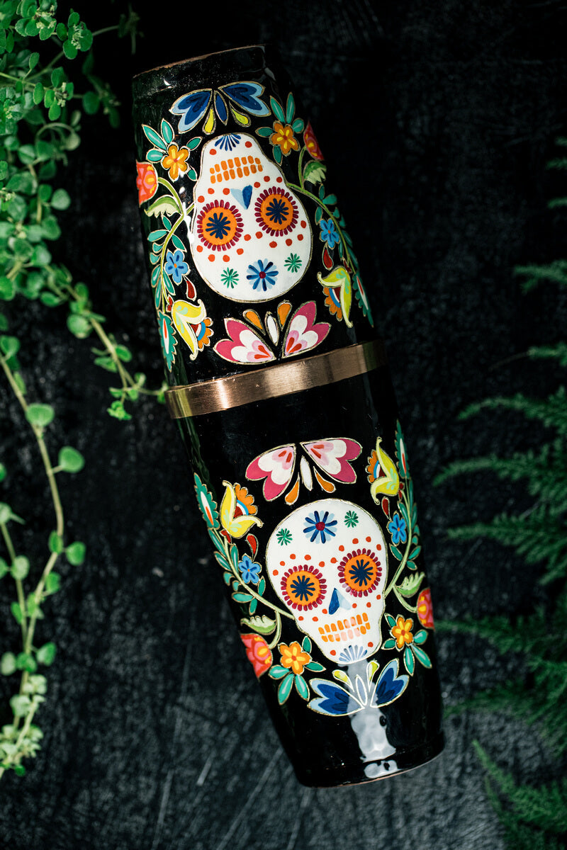 Boston Hand Painted Calavera 073