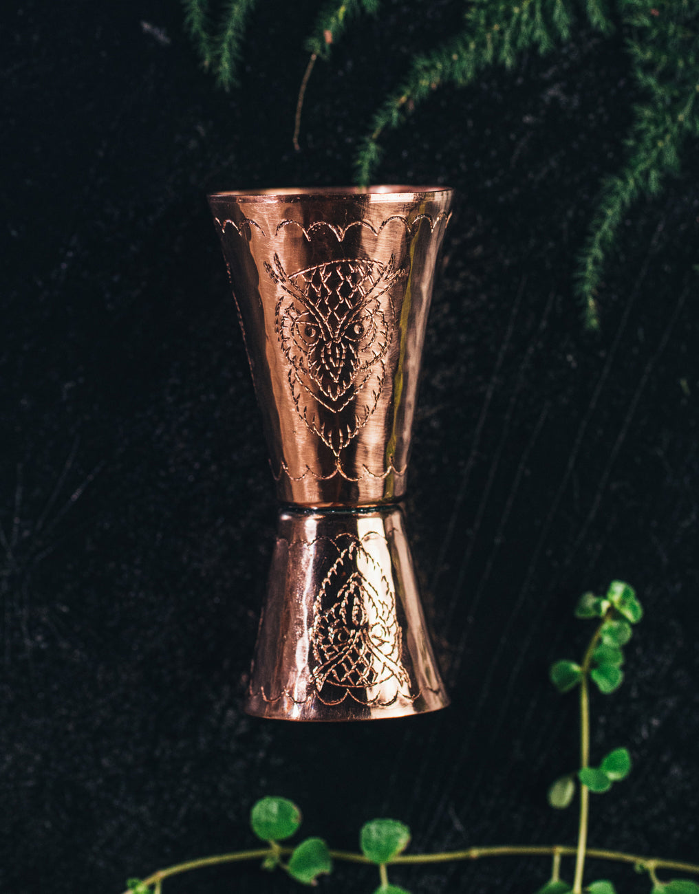 Jigger Engraved Buho 041