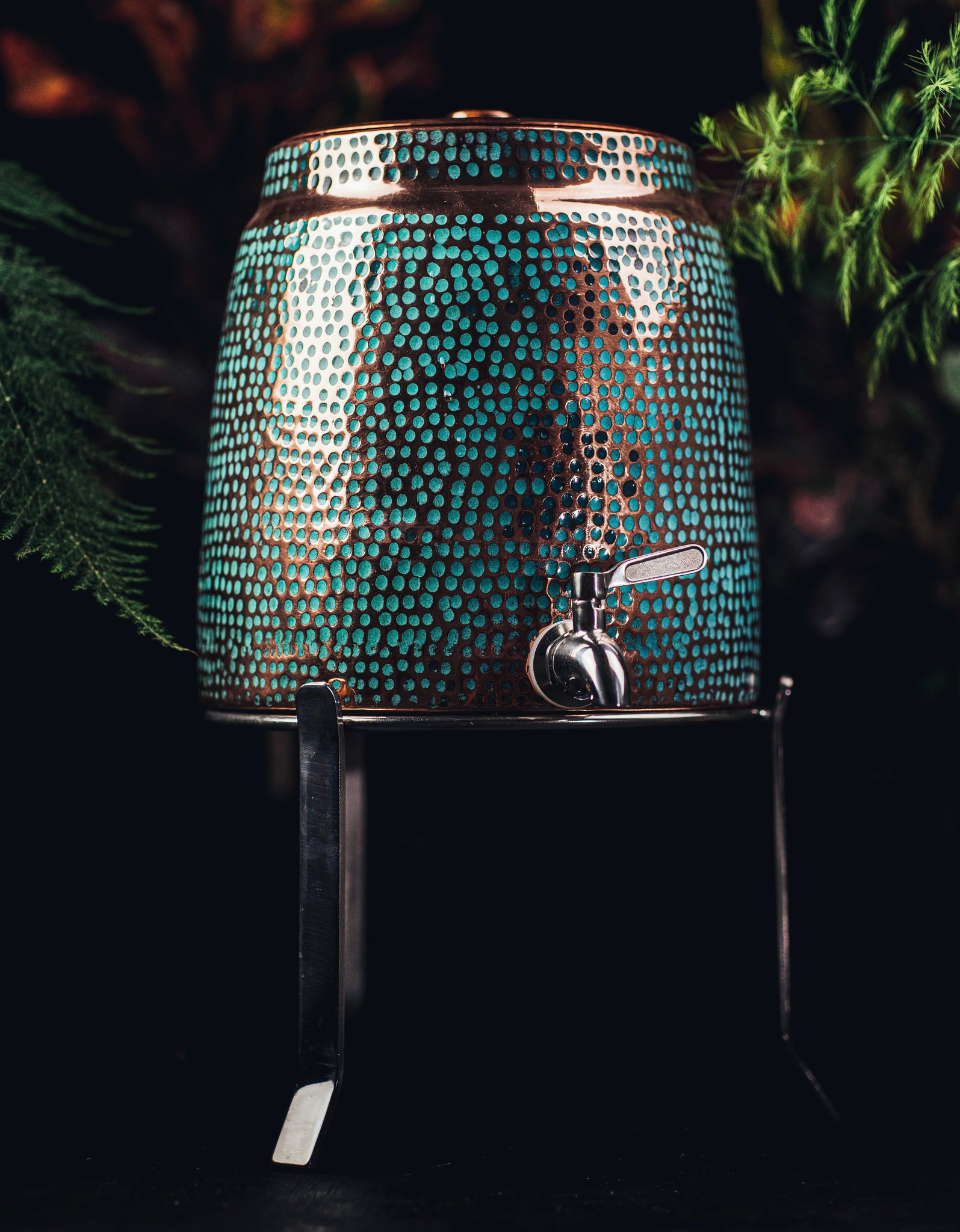 Hand-hammered Water Dispenser 10l