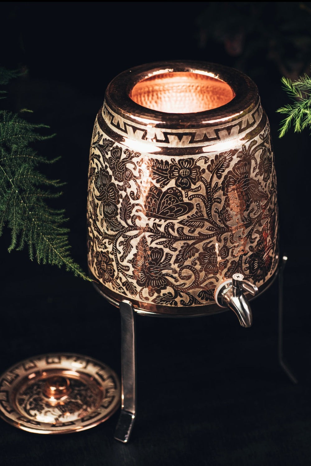 Silver Engraved Water Dispenser 10l