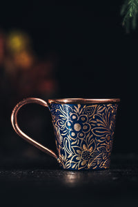 Cup Hand-painted Flores