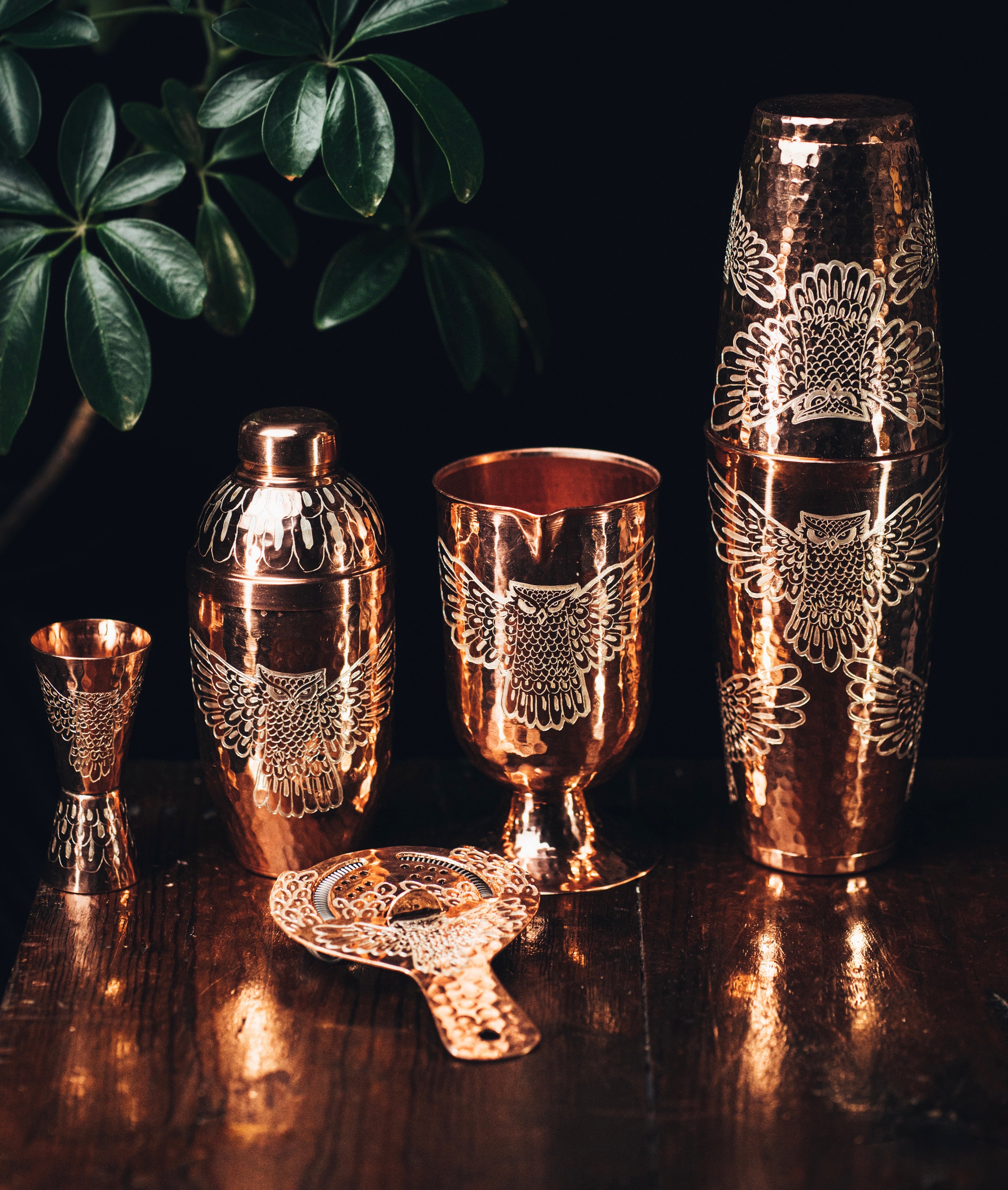 Limited Edition Buho Silver Engraved Set